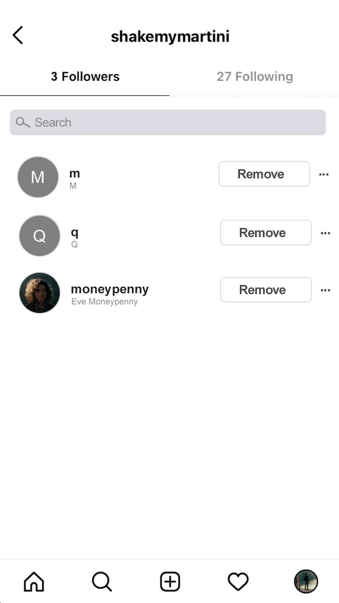 A screenshot of James Bond's followers, Q, M and Miss Moneypenny