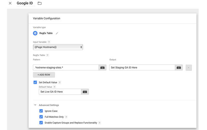 Google Tag Manager Variable