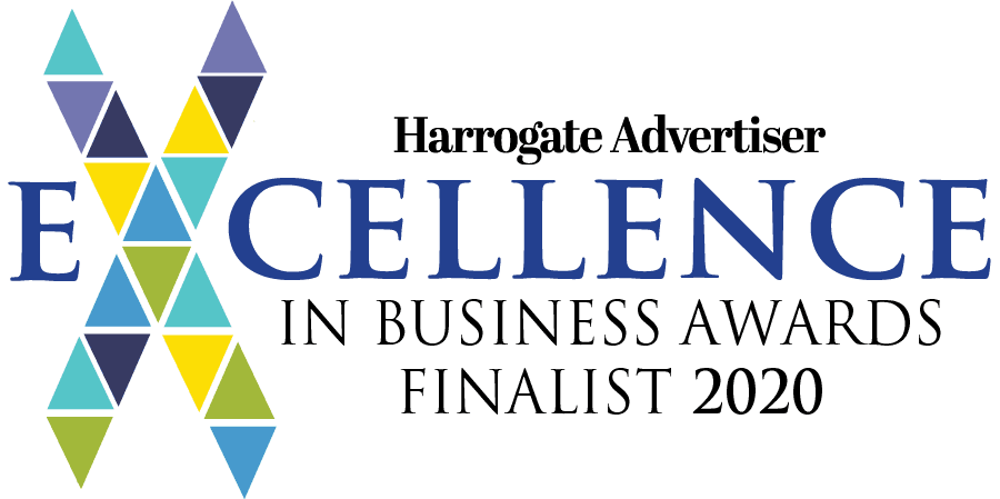 Harrogate Excellence in Business Awards Logo.