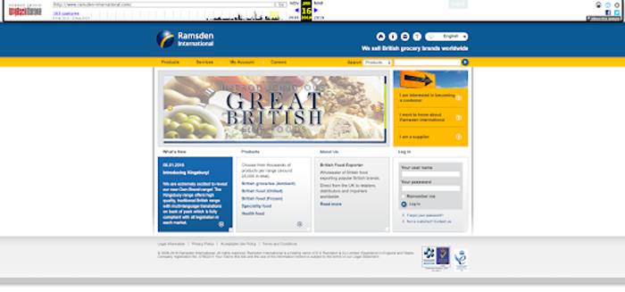A screenshot of an older website that looks dated.