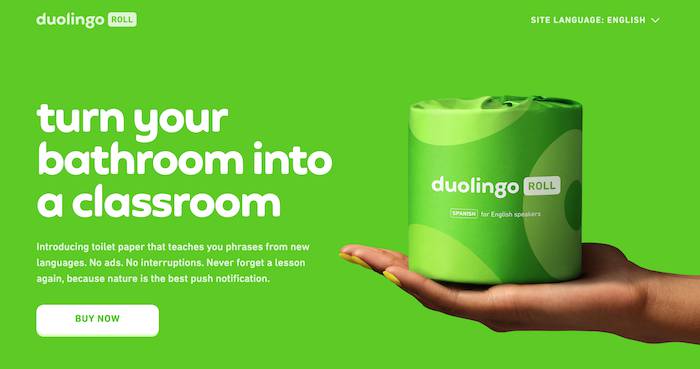 Turn your bathroom into a classroom with toilet roll on a green background
