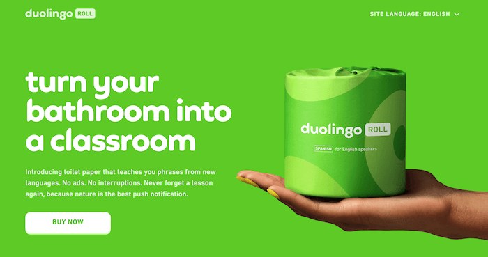 Turn your bathroom into a classroom with toilet roll on a green background