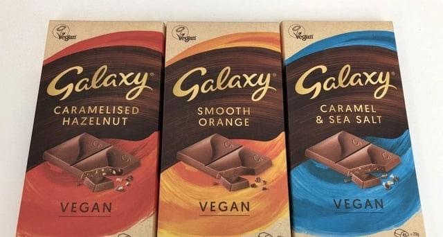 Galaxy's vegan chocolate range