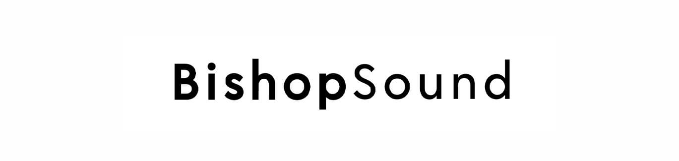 BishopSound's typography, a key element of visual brand identity.