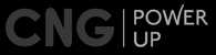 CNG Power Up logo with "CNG" in bold black letters and "Power Up" in grey text to the right.