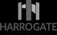 Harrogate Convention Centre logo: a grey stylised building icon above the words HARROGATE and CONVENTION CENTRE in grey lettering.