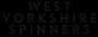 The words "West Yorkshire Spinners" are centered in black text on a dark background.